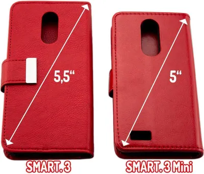 Obrázok produktu pre caseroxx puzdro na mobilný telefón kompatibilné s Emporia Smart 3 mini  Wallet Case v cervená