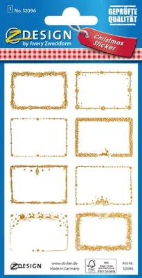 Produktbild von Avery Zweckform ZDesign Weihnachts-Geschenkesticker Rechteck