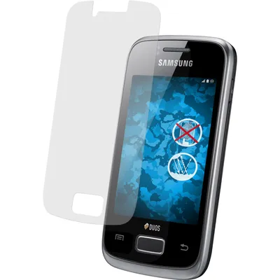 Produktbild von 2er-Pack PhoneNatic Displayschutzfolien matt  kompatibel mit Samsung Galaxy Y Duos