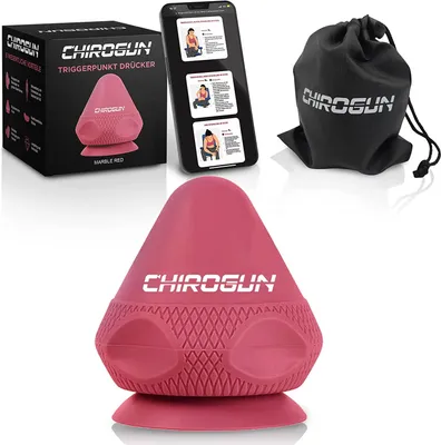 Immagine prodotto di CHIROGUN Trigger Point One con ventosa per un sollievo mirato dal dolore, favorisce la flessibilità e il rilassamento, silicone delicato sulla pelle.
