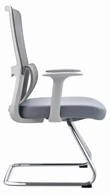 Produktbild von Ergonomischer Konferenzstuhl mit Netzrückenlehne und Chromgestell