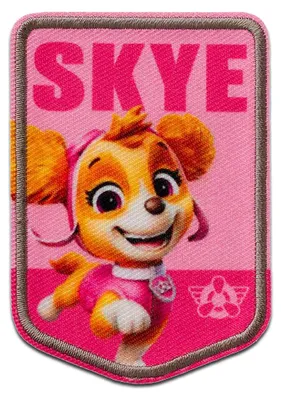 Produktbild von Mono-Quick Paw Patrol Skye - Aufnäher, Bügelbild, Aufbügler, Applikationen, Patches, Flicken, zum aufbügeln, Größe: 7,8 x 5,5 cm