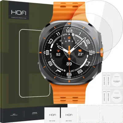 Produktbild von Gehärtetes Glas (2 Stück) Hofi Glass Pro+ für Samsung Galaxy Watch Ultra (47 mm) farblos