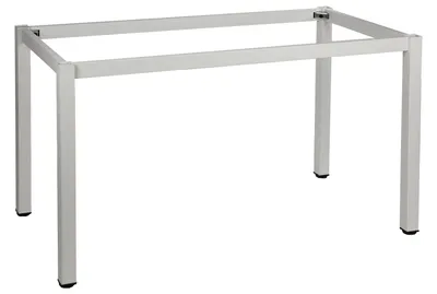 Produktbild von Metallrahmengestell mit quadratischem Bein, NY-A057/K, Bein mit einem Querschnitt von 5x5 cm, Abmessungen 156x76x72,5 cm, Weiß