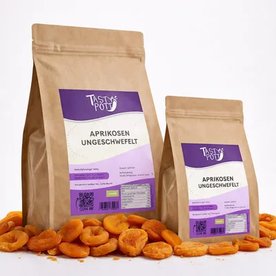 Produktbild von Tasty Pott getrocknete Aprikosen  - im Beutel