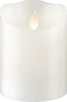 Obrázek produktu pro BEST SEASON LED svíčka Twinkel Wax 7,5x7,5x10cm bílá