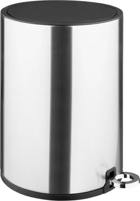 Image de Poubelle ronde Jantex en acier inoxydable brossé 6 L