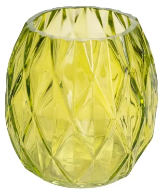 Produktbild von SANDRA RICH, "BELIZE" Teelichthalter, Teelichtglas 9cm HELLGRÜN