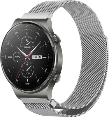 Produktbild von imoshion Milanese Watch Armband für die Huawei Watch GT 2 / Pro / 2e Sport 46 mm - Silber