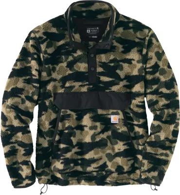 Produktbild von Carhartt Herren Fleece Pullover , Black Blind Duck Camo, S