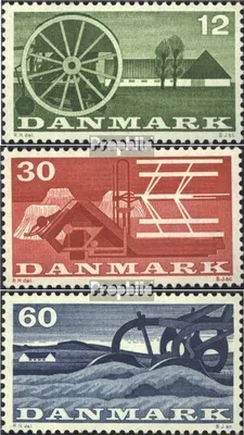 Produktbild von Briefmarken Dänemark 1960 Mi 378-380 (kompl.Ausg.) postfrisch Sondermarken