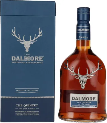 Image de The Dalmore THE QUINTET Highland Single Malt 44,5% Vol. 0,7l en boîte cadeau