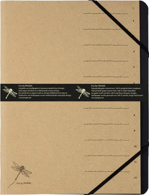 Produktbild von Pagna 40061-11, Konventioneller Dateiordner, Karton, Braun, A4, 1 Stück(e)