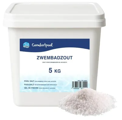 Produktbild von Comfortpool Schwimmbadsalz 5 kg | Für sauberes Schwimmbadwasser | Geeignet für das Intex-Salzwassersystem