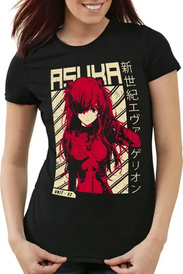 Produktbild von style3 Asuka Evangelion Damen T-Shirt shinji tokyo3 neon genesis, Größe:L