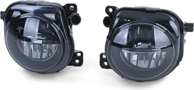 Produktbild von LED Klarglas Nebelscheinwerfer Schwarz Smoke passend für BMW 5er F10 F11 GT F07
