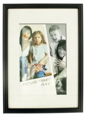 Image de Innova Cadre photo blanc 15x21 cm plastique support