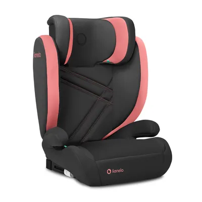 Produktbild von Lionelo Hugo I-Size Autokindersitz ab 4 - 12 Jahre, ab 15 kg - 36 kg, i-Size ISOFIX oder Autogurte- Pink Baby