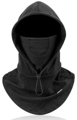 Obrázok produktu pre Zimná termo kukla, lyžiarska maska, unisex, čierna, univerzálna veľkosť