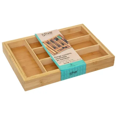 Zdjęcie produktu dla Bambusowa taca na sztućce 34x25x4,5cm
