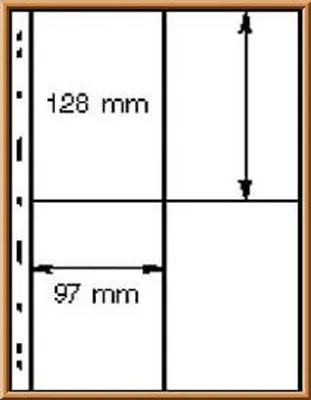 Produktbild von Lindner 099 UNIPLATE Blätter-glasklar