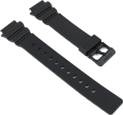 Produktbild von Casio Uhrenarmband 18mm Resin schwarz MRW-200H-1EVEF MRW-200