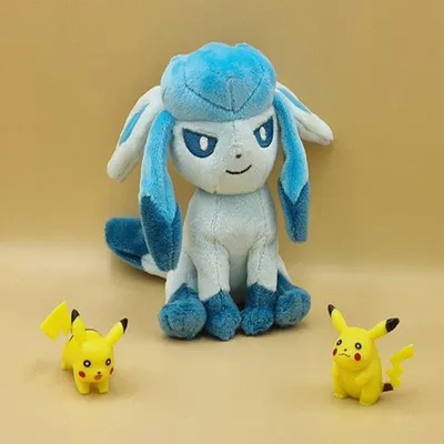 Image de Doudou Pokemon Glaziola - 16 cm peluche Glaceon