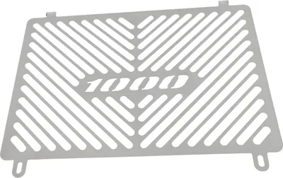 Obrázek produktu pro Kryt chladiče ZIEGER kompatibilní s logem Kawasaki Z1000 stříbrný
