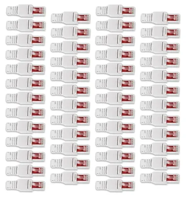 Produktbild von Netzwerkstecker werkzeuglos Netzwerk 50 x Cat6 Stecker Cat7 Cat5 LAN Kabel RJ45