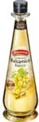 A bottle of white balsamic vinegar.