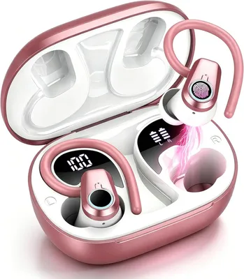 Produktbild von In Ear mit 6 ENC Noise Cancelling Mics, 50Std Stereo mit LED Anzeige USB-C, IP7 Wasserdicht Earbuds für Android iOS Kopfhörer Kabellos Bluetooth 5.3