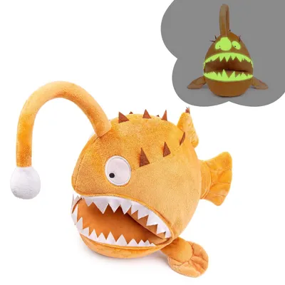 Image de Peluche Knuffel Monkvis, jouet lumineux, 24 cm