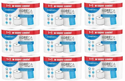 Obrázek produktu pro Horeca Comfort Papírové utěrky 2vrstvé 1800 m 18 rolí