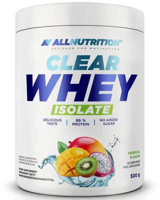 Produktbild von ALLNUTRITION Clear Whey Isolate 500g Tropisch Protein Eiweiß Muskelmasse