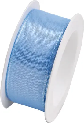 Produktbild von Geschenkband mit Draht hellblau 2,5 m