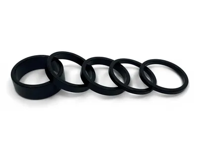 Produktbild von Aluminium A-Head Spacer Set 1 - 1/8 Zoll Schwarz