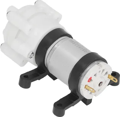 Imagen del producto de Bomba de agua de corriente continua de 12V, de autocebado, bomba de inmersión con membrana para uso doméstico, motor de 385 nm, soporte de PVC, altura de elevación de 3 metros