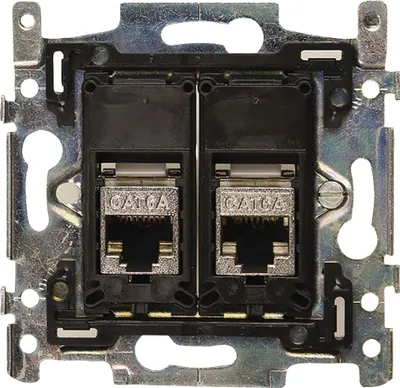 Obrázek produktu pro NETTRIXX - Zásuvka 2x RJ45 kompatibilní s Niko - 100004