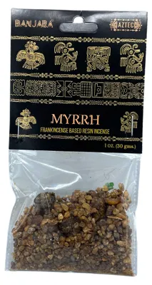 Produktbild von Banjara Räucherharz Myrrh 1x30g Räucherwerk indische Duftmischung