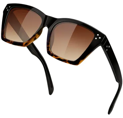 Produktbild von Sonnenbrille im Katzenaugen-Design für Damen mit UV400-Schutz