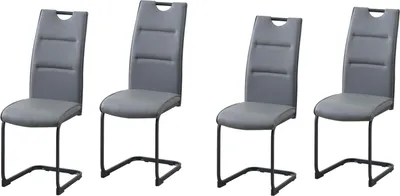 Produktbild von Schwingstuhl 4er Set Polyurethangrau DannyP HTI-Line
