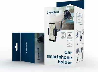 Produktbild von Gembird TA-CHW-02, Handy/Smartphone, Passive Halterung, Universal, Schwarz