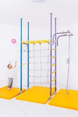 Produktbild von Klettergerüst ClimbMaxx M3 blau-lila-gelb