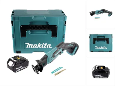 Produktbild von Makita DJR 183 T1J Akku Reciprosäge 18 V + 1x Akku 5,0 Ah + Makpac - ohne Ladegerät