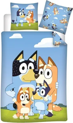 Produktbild von Bluey Bettbezug 140 x 200 cm - polyBaumwolle