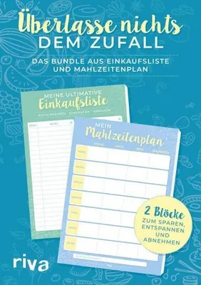 Obrázok produktu pre Nenechajte nič na náhodu, 2 bloky, aby ste ušetrili, relaxovali a schudli