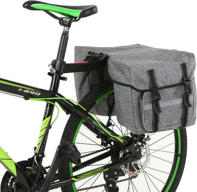 Produktbild von Bike Back Pannier Fahrrad-Ruecksitz-Tasche Fahrradtraeger Einkaufstasche Rennrad Aufbewahrungstasche