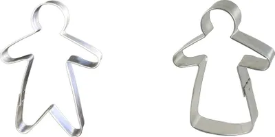 Produktbild von LARES 2er Ausstechformen Set Motiv Martinsmann & Frau - verschiedene Größen
