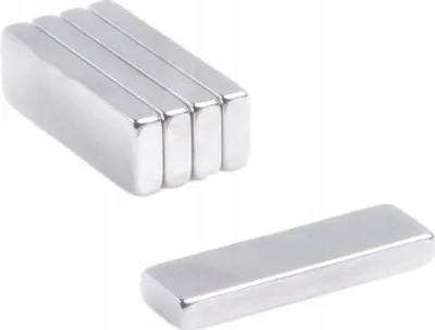 Obrázek produktu pro Neodymový magnet MP£ 20x6x2,4 N38 sada 5 kusů