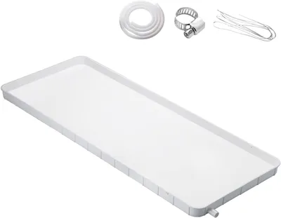 Productafbeelding van Condensaat Bak - Lekbak Airco - Water Opvangen - Universele Pasvorm - 91.5x45cm - Grijs